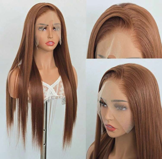 Long Wavy Water Kanekalon Heat Resistant Wig - Human Blend